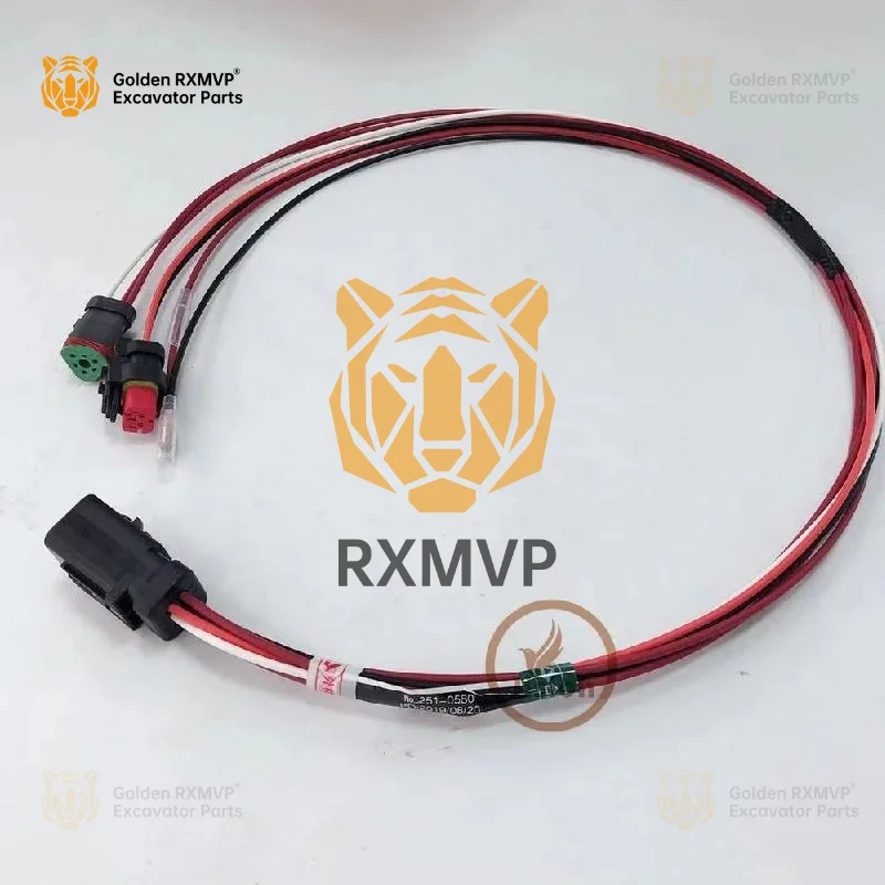 For JISION  parts 311D 312D 320D 330D 336D Excavator 251-0580 Console Wiring Harness 2510580 Excavator