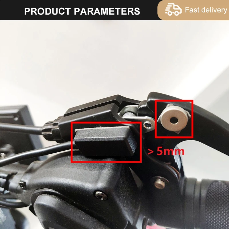 MS-BK-2R دراجة كهربائية الفرامل الاستشعار 12 فولت-72 فولت مع SM أو موصل مقاوم للماء eBike قطع الفرامل الاستشعار الدراجة الملحقات