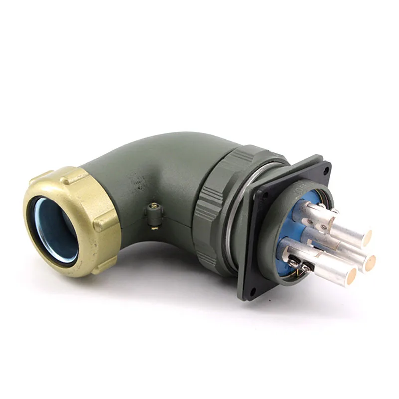 Waterproof Aviation Plug Connector 4-Core YD55K4TR YD55J4Z YD55K4TS Elbow Type YD55 Elbow plug YD55-4 core socket 4Pin 4 core