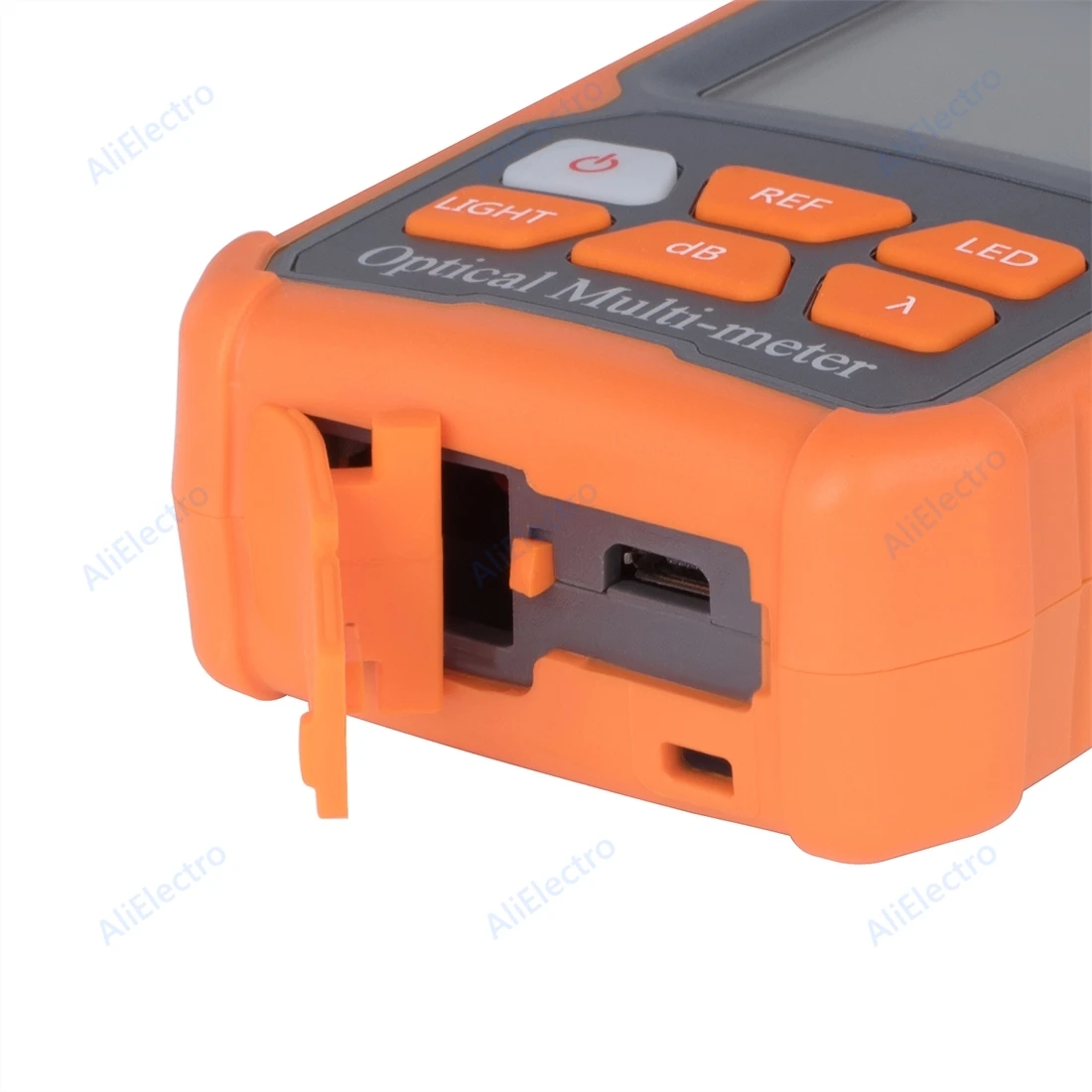 Fiber Mini Optical Power Meter, Hand Held, Factory Price,-70 + 6 dBm High Quality OPM Dry battery Mini OPM Support lighting