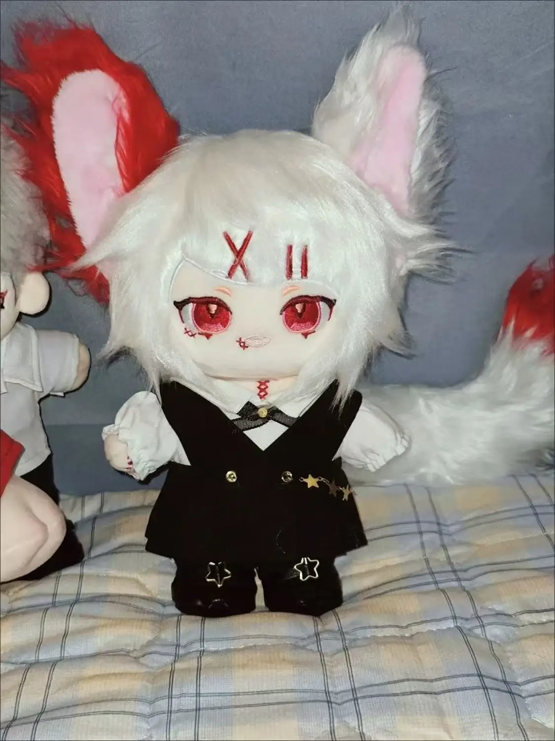 

Stuffed 20cm Anime Tokyo Ghoul Juzo Suzuya Attribute Cartoon Plush Doll Toy COS Dress-up Children Adults Collectible Cotton Gift