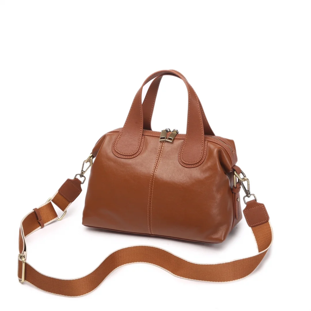 

Натуральная кожаная женская сумка класса люкс от дизайнерского бренда, дамская сумка через плечо, женская сумка-тоут с верхней ручкой