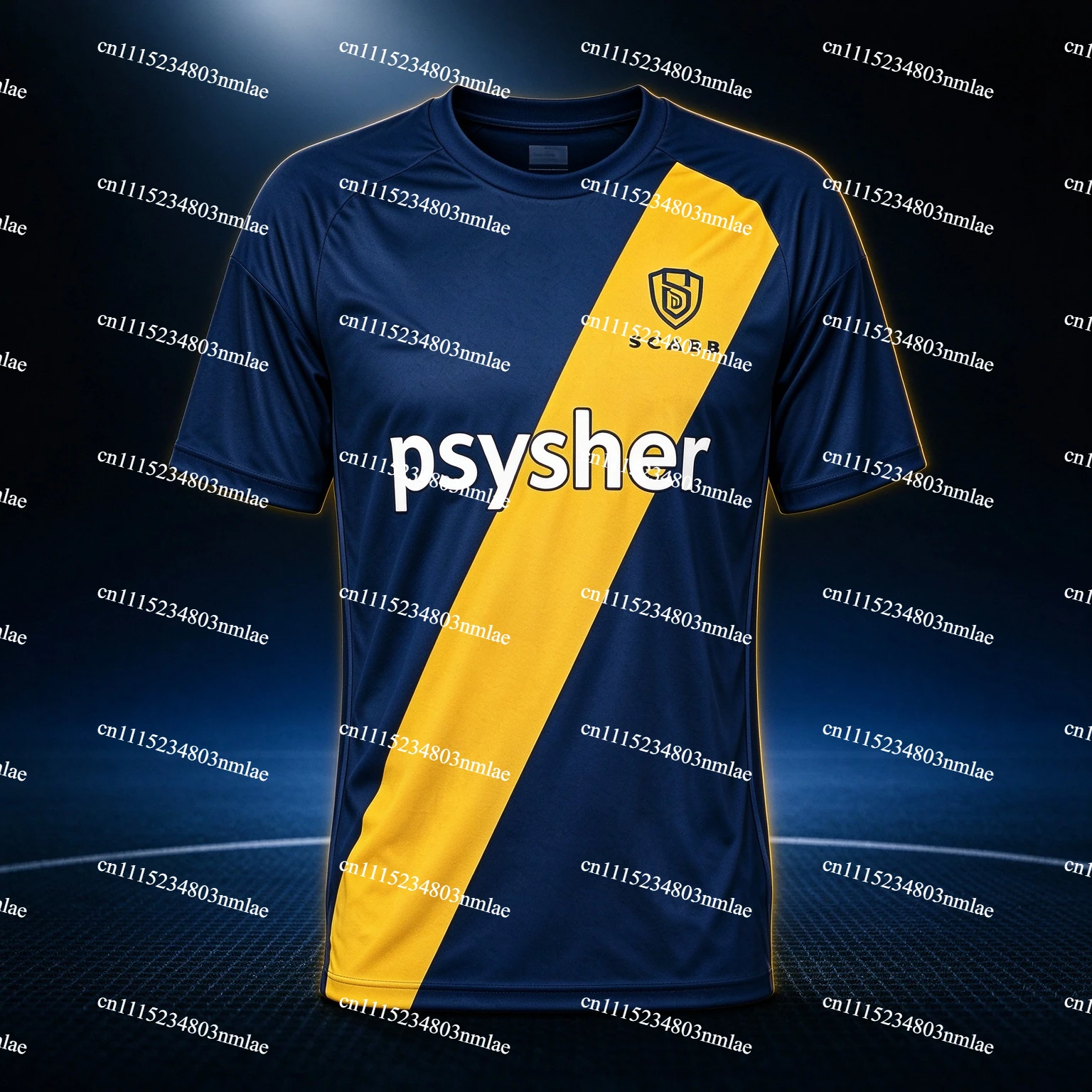 2026-27 SC Aubagne Air-Bel Home and Away Jerseys, T-shirts with Digital Printing Patterns, Sports Breathable Short Sleeves