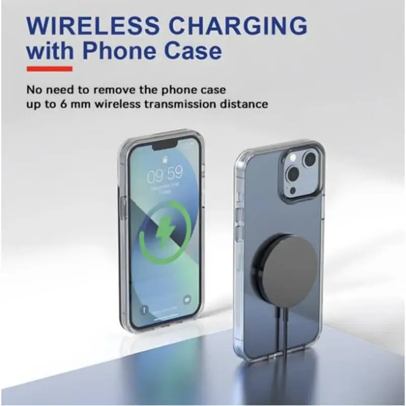 2in1 interface 15w Fast Magnetic Wireless Charger for Tablets & Smartphones Wireless Charging Pad Charging Phone Accessories