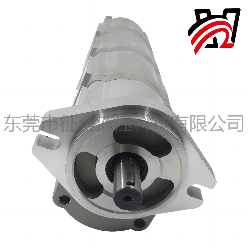 HGP-3333A Hydraulic Pressure Gear Pump Model 6 to 30 Displacement of Our Factory Can be Matched In Front and Back