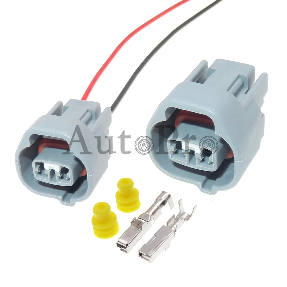 1 Set 2 Hole 6189-0264 90980-11149 Car Starter Plastic Housing Socket With Terminal Auto Sensor Wire Harness Connector