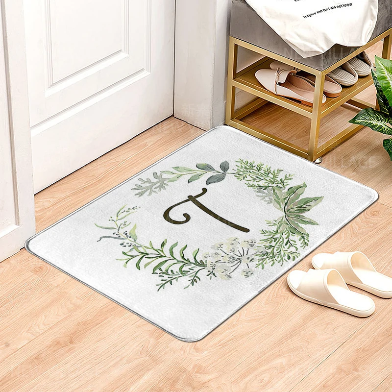 House carpet letter series Home doormat entrance Room Bathmat Footmat bathroom non-slip mat Kitchen water absorption mat