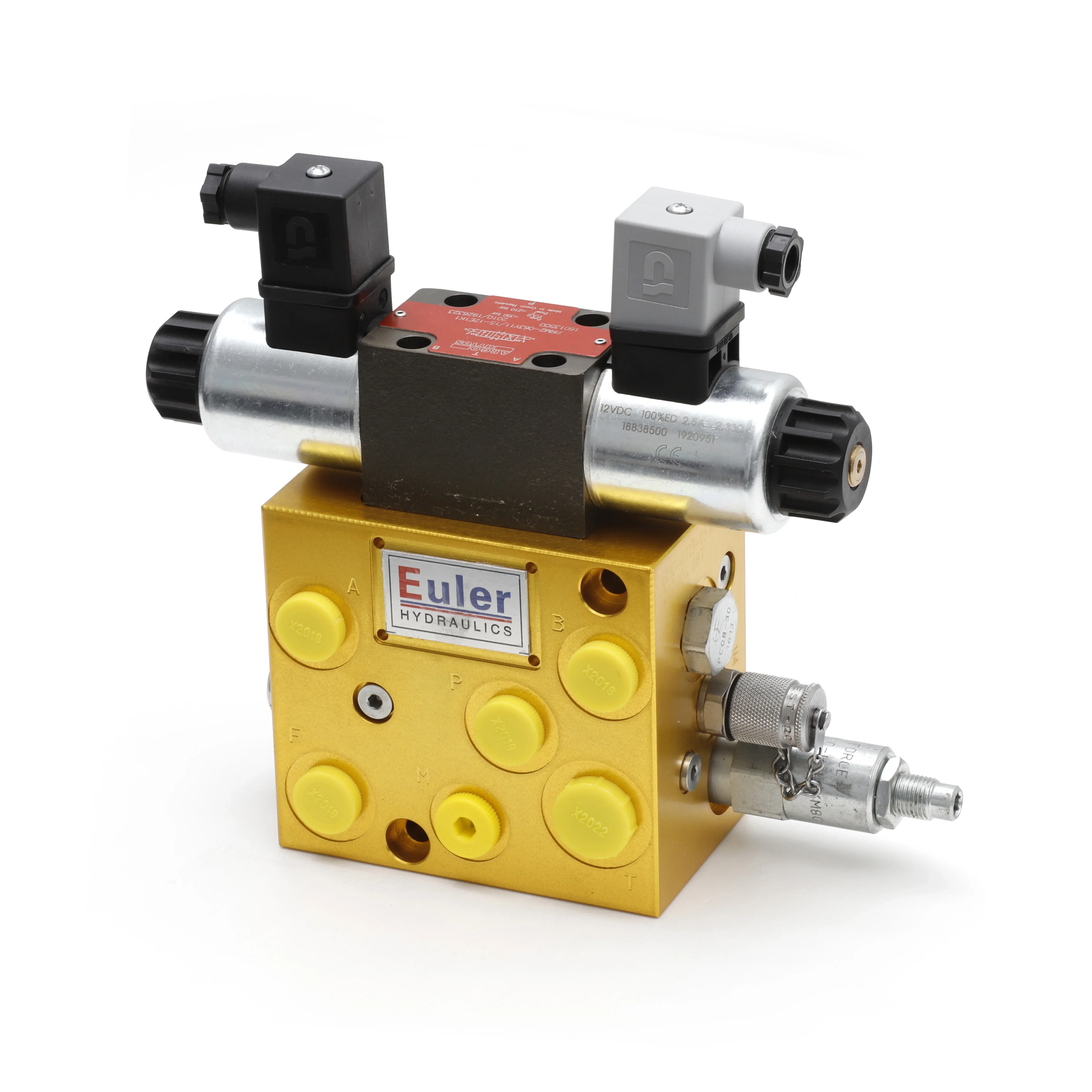 Hydraulic valve block Used For Driverless Steering Controls of Tractor, 3 valve manifold