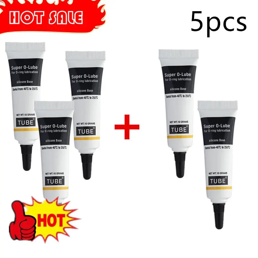 

1/3/5PCS 10g Waterproof Food Grade Silicone Grease Lubricant Home Improvement Adhesives Sealers Coffee Machine O Lubricatio