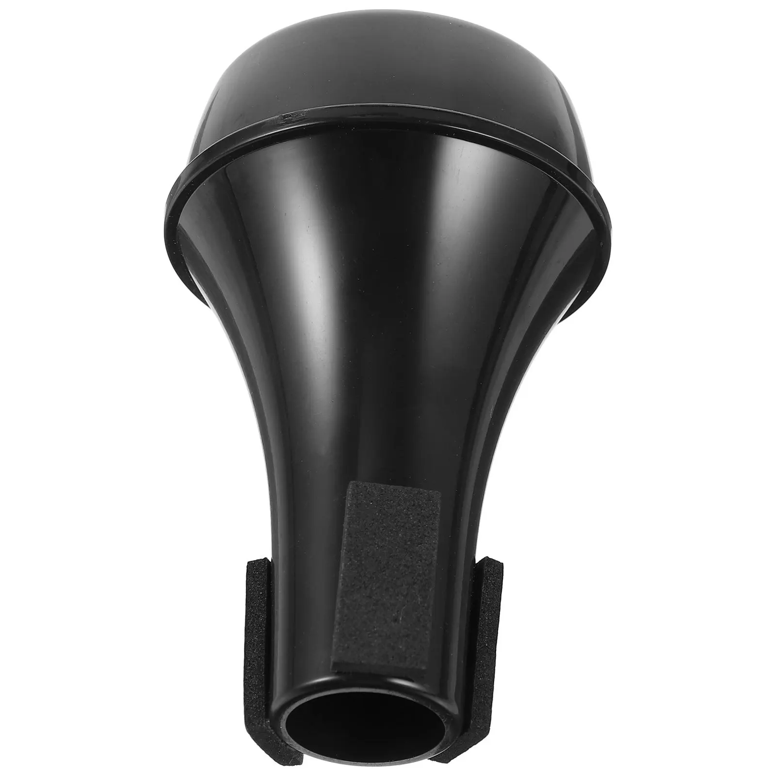 Gerader Mini-Trompetendämpfer für Anfänger. Übungsdämpfer mit Lautstärkeregler. Kompaktes Design für den tragbaren Einsatz. Trompeteninstrument