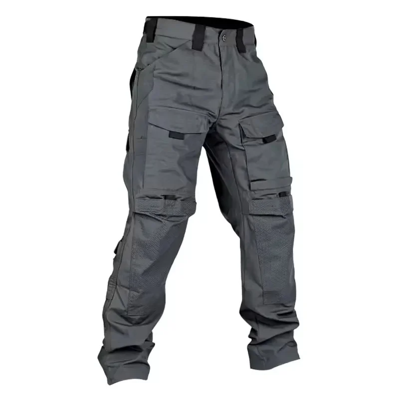 Taktische Hosen für Herren, Outdoor-Cargohosen mit mehreren Taschen, Militär-Kampfhosen, strapazierfähige Wander- und Arbeitshosen für Herren. – Detail 9