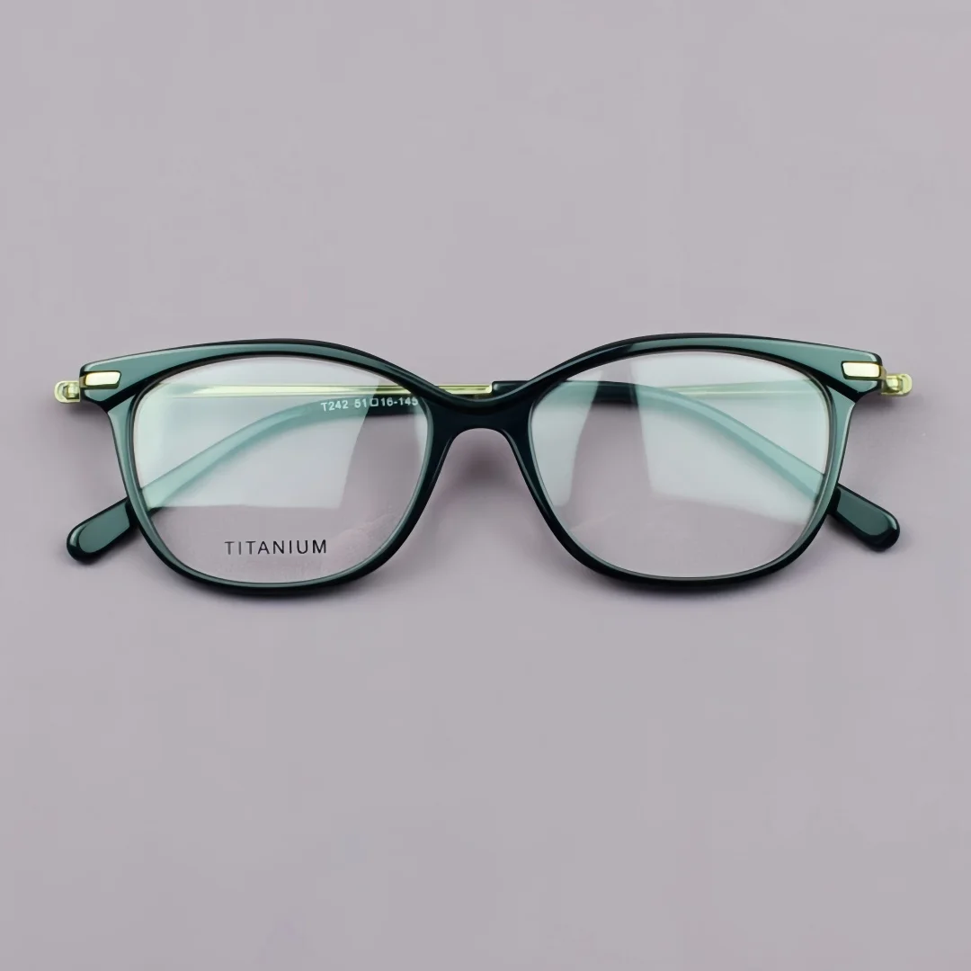 

Vintage optical glasses frame men eyeglasses women Acetate Titanium myopia prescription Retro fashion spectacle frames