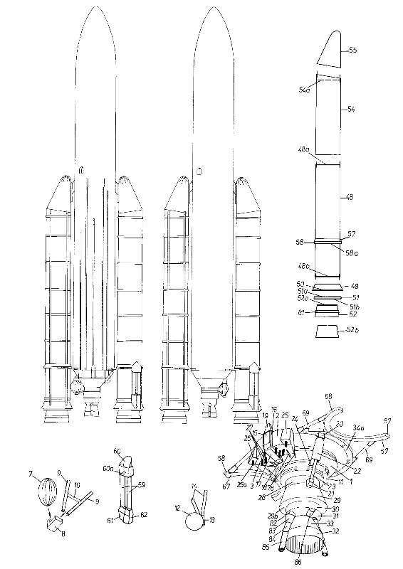 1:48 Mriane 5 Ракетная бумажная модель DIY головоломка ручной космос 3D оригами бумажная художественная игрушка