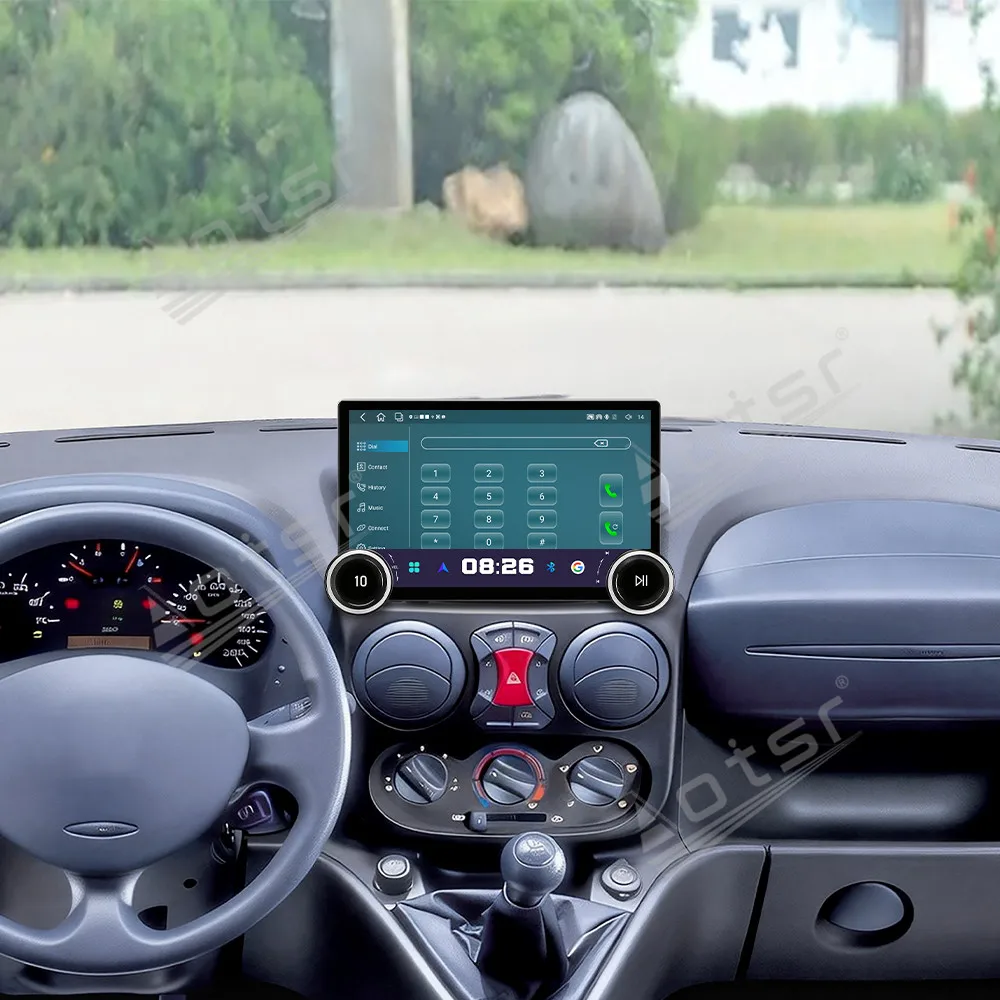 11.5 Inch Dual Knob Car Radio For Fiat Doblo 2002-2017 Android Multimedia Player Touch Screen GPS Navigation CarPlay DSP Stereo