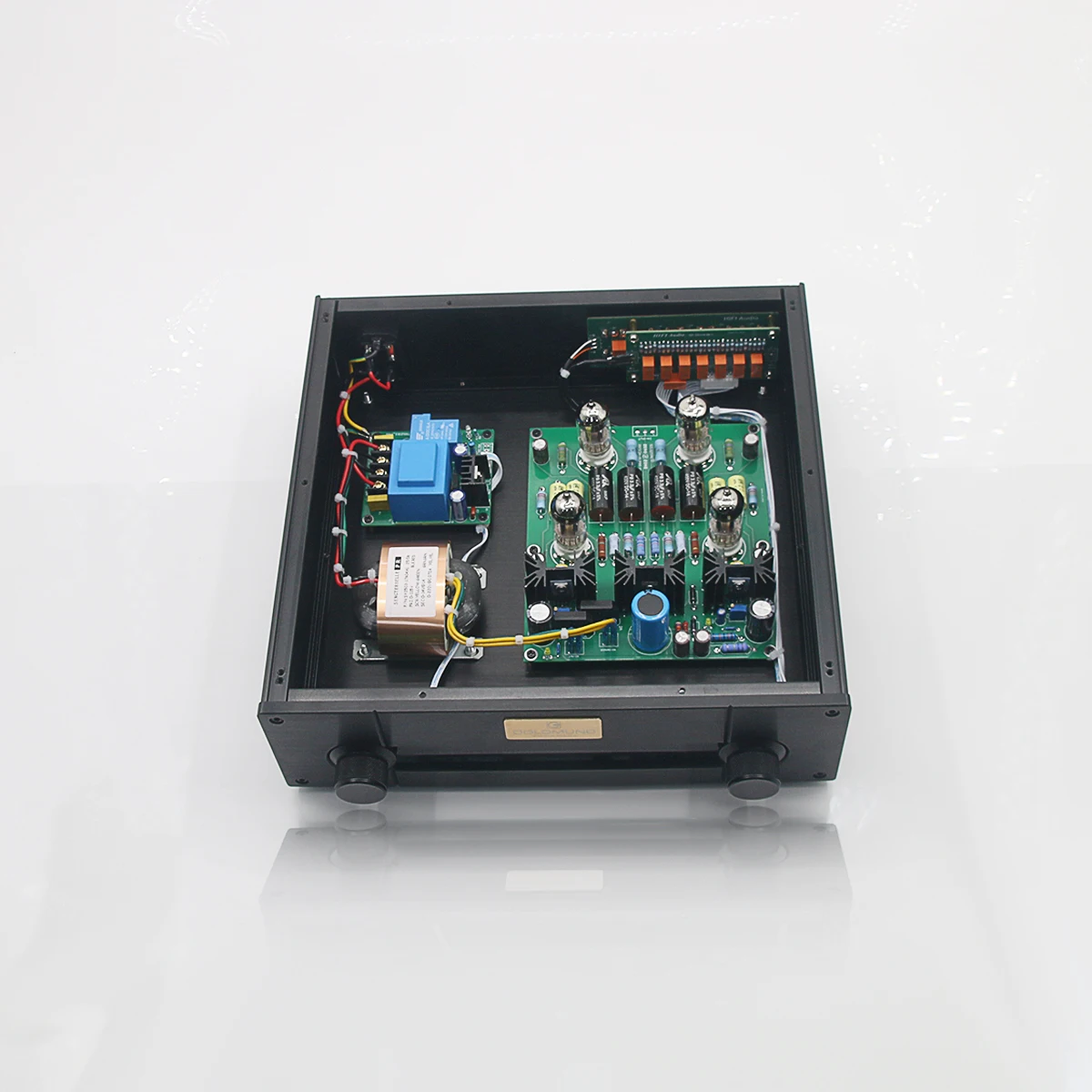 HiFi-Upgrade-Vorverstärker mit Fernbedienung und Lautstärkeregelung, 12AU7 / ECC82 Röhren-Stereo-Vorverstärker basierend auf CARY-SLP90 Vorverstärker-Schaltung – Detail 5