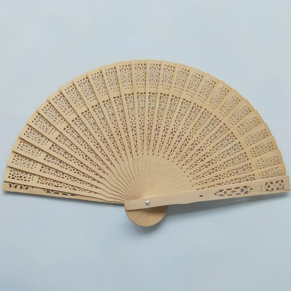 Customize Wood Hand Fan Wedding Favors for Guest Party Gifts Personalized Folding Fan