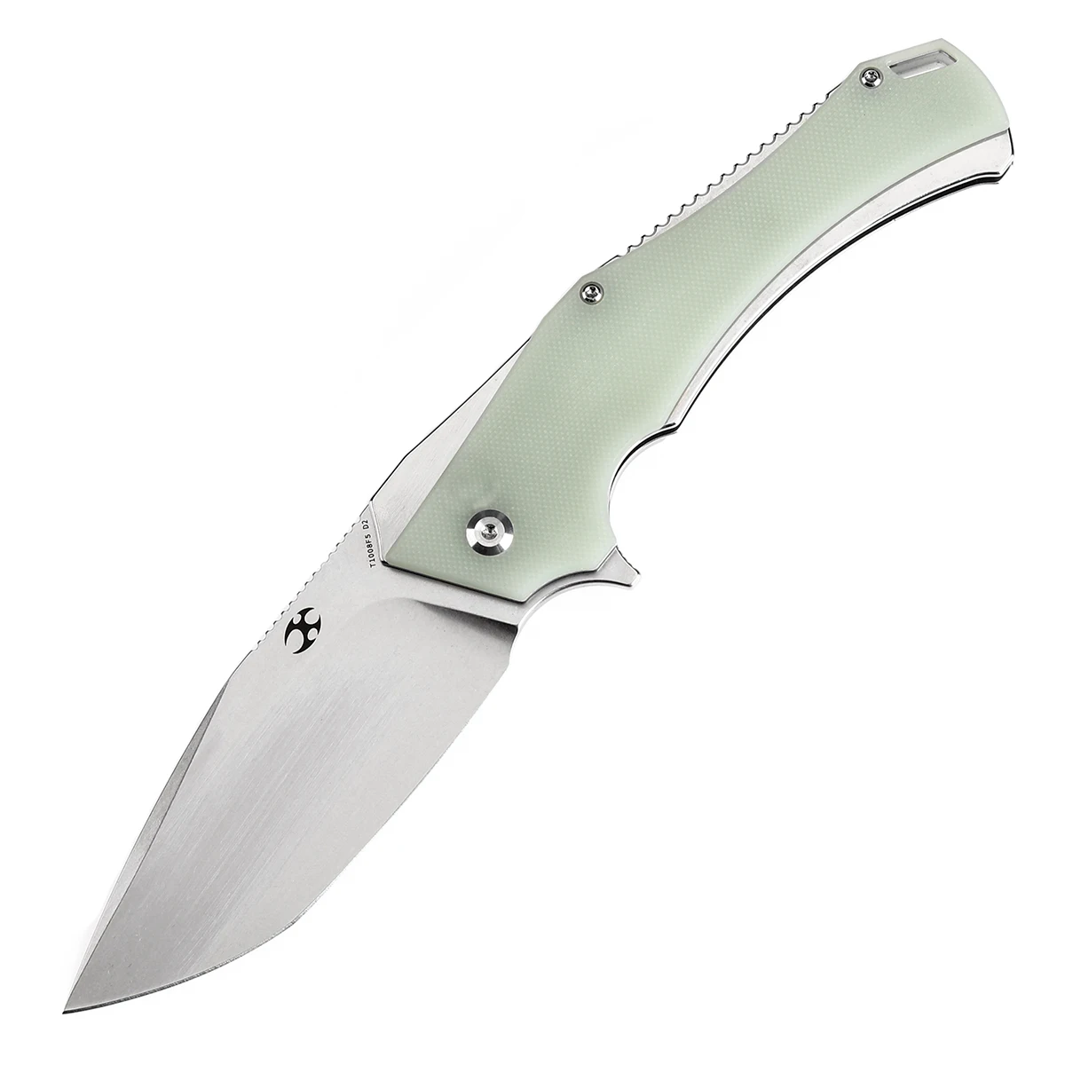 

Kansept Hellx T1008F5 Black Stonewashed D2 Blade and Jade G10 Mikkel Willumsen Designed Useful Outdoor Camping Tools