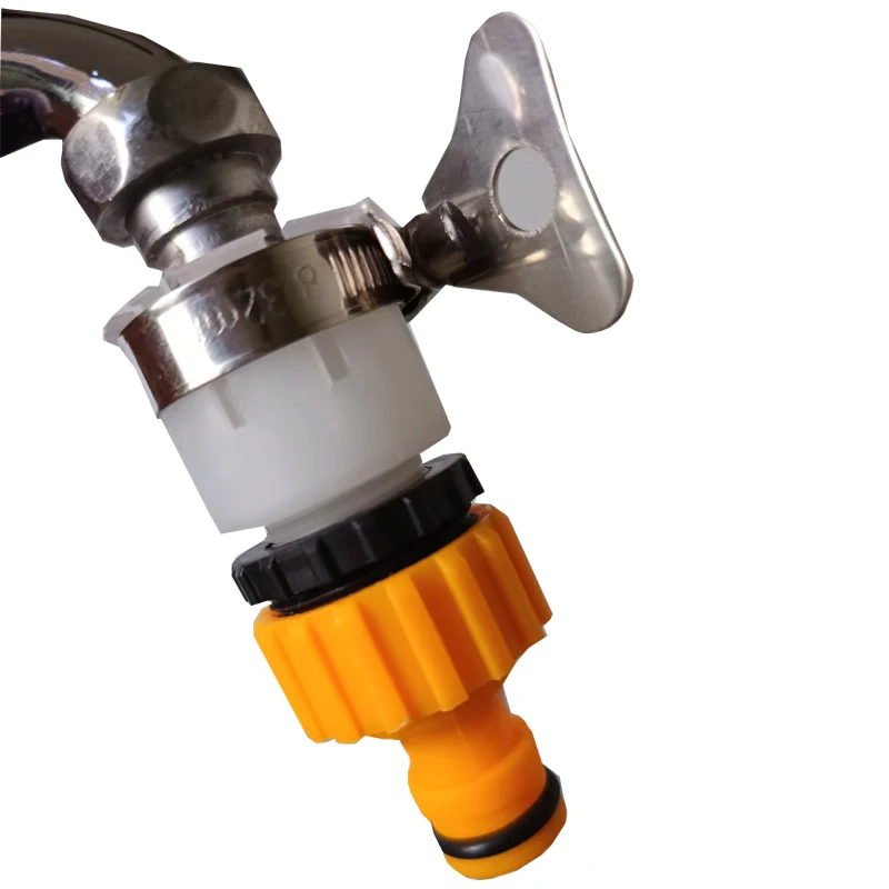 Langlebiger Universal-Wasserhahn-Adapter aus Kunststoff, Schlauchanschluss, Schnellanschluss, Wasserhahn für Autowäsche, Gartenbewässerung