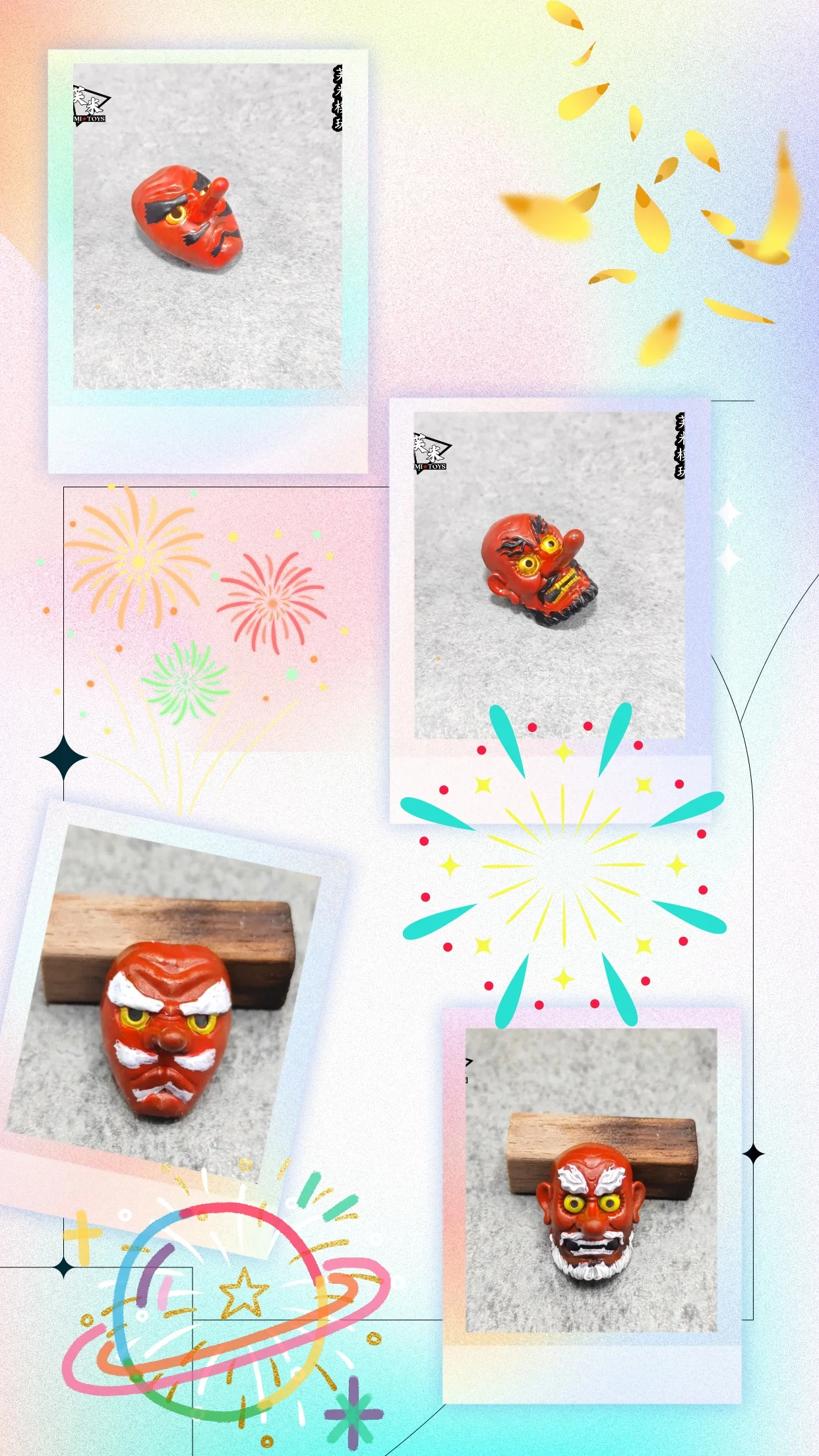 

In Stock 1/6 Scale Male Soldier Manga Characters Props Accessories Wearing Mask Peculiar Expression 12''Action Figure Model Toys