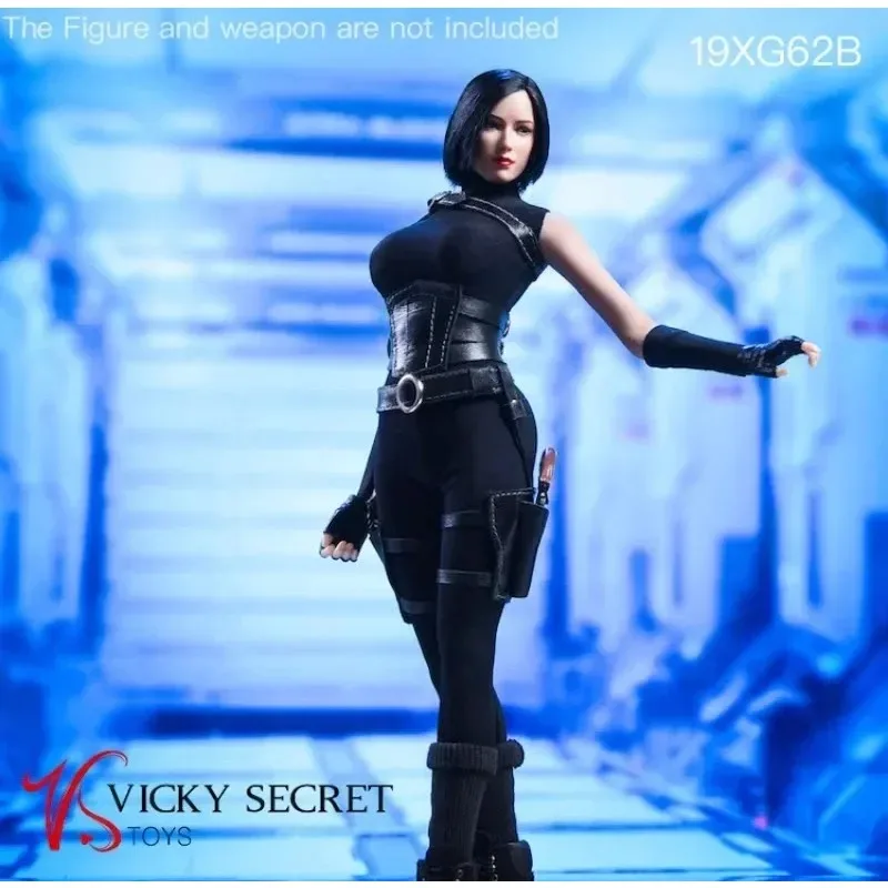 VSTOYS 1/6 Nero Bianco Phoenix Assassino Femminile Tuta Stretta Set Vestiti Modello 19XG62 Misura 12 "PH TBL Action Figure Corpo Bambole