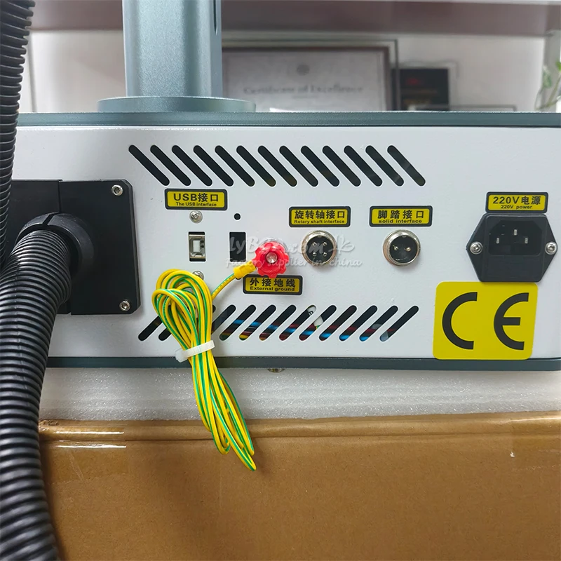 JPT Fiber Laser Marking Machine Raycus 20W 30W 50W 100W Steel Metal Engraving Cutting With Double Red Light Laser Head