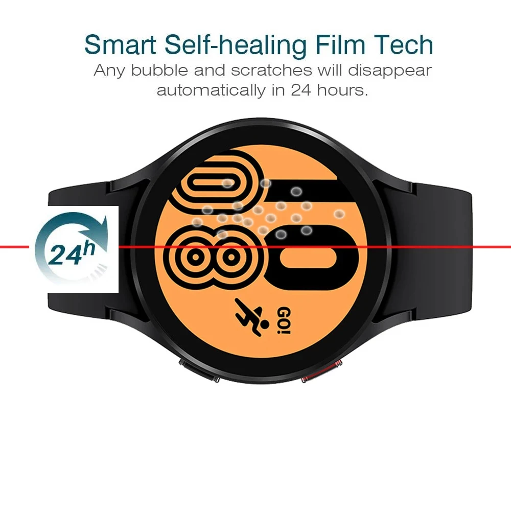 5 قطعة Hydrogel فيلم واقية لسامسونج غالاكسي ساعة 5 4 40/44 مللي متر 4 الكلاسيكية 42/46 مللي متر 5 برو 45 مللي متر كامل حامي الشاشة لا الزجاج