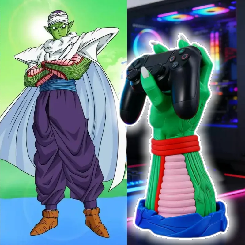 

27cm Dragon Ball Piccolo Controller Creative Stand Ornament Anime Decoration Stand Exhibition Accessories Children Toys Gifts