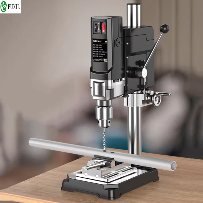 Desktop drilling machine, small household 220v high-power industrial desktop multifunctional high-precision drilling machine