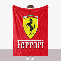 for Ferrari SJ Roma 488 F8 Car Blanket Blanket for Couch Sofa Travel Home Hiking Picnic Bed Beding Flannel Blanket Birthday Gift