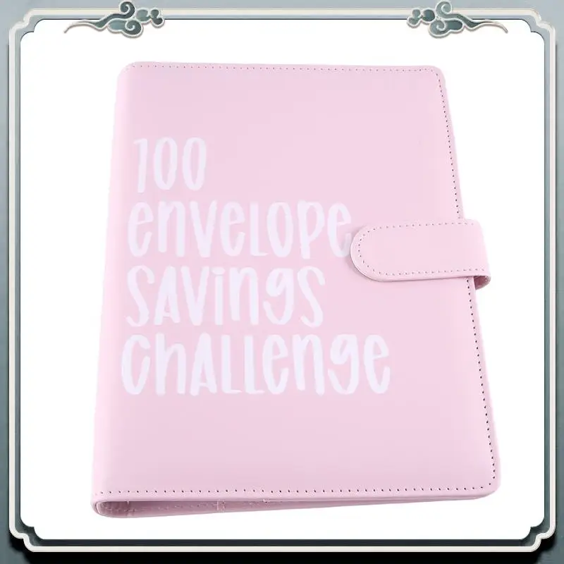 100 Envelopes Challenge Binder, Simple And Interesting Way To Save 5,050, Budget Planning Book Reusable Easy To Use