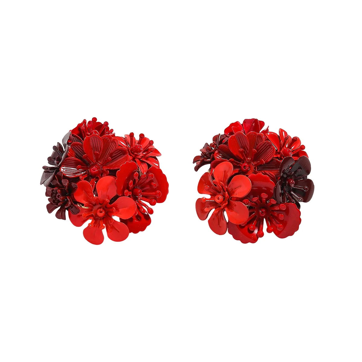 

ZAA Elegant Mini Floral Earrings Female Cluster Flower Earrings Charm Jewelry Party Holiday Accessories Creative Gift For Girls