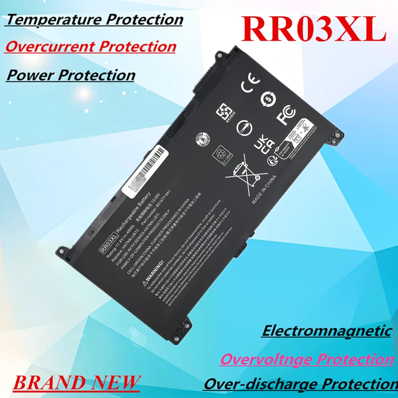 RR03XL 48Wh 11.4V battery For HP ProBook 430 440 450 455 470 G4/G5 HSTNN-LB7I Q01C Q02C Q07C Q06C PB6W Q03C Q04C Q08C Q05C UB7C