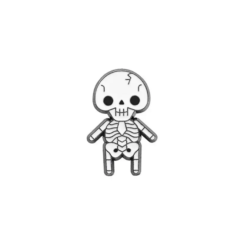 Heye 할로윈 뱀파이어와 해골 호러 브로치 배지 (옷, 모자, 가방, 배낭, 액세서리 및 선물용)