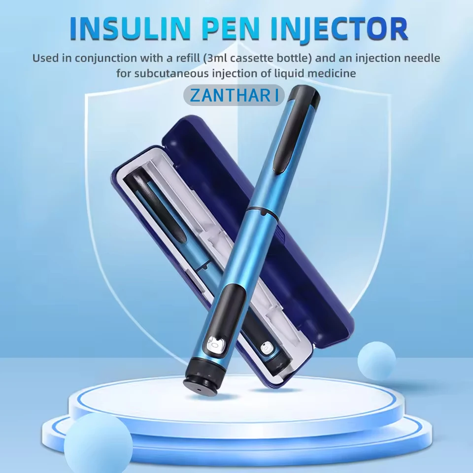 

ZANTHARI Portable Insulin Injection Pen 3ml Insulin Syringe for Diabetes Household Insulin injector for Reduce Blood Sugar