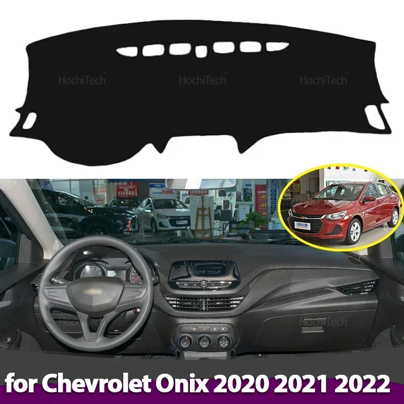 Auto-Armaturenbrett-Abdeckung, vermeiden Sie Lichtpolster, Instrumententafel, Matte, Teppiche für Chevrolet Onix 2020 2021 2022