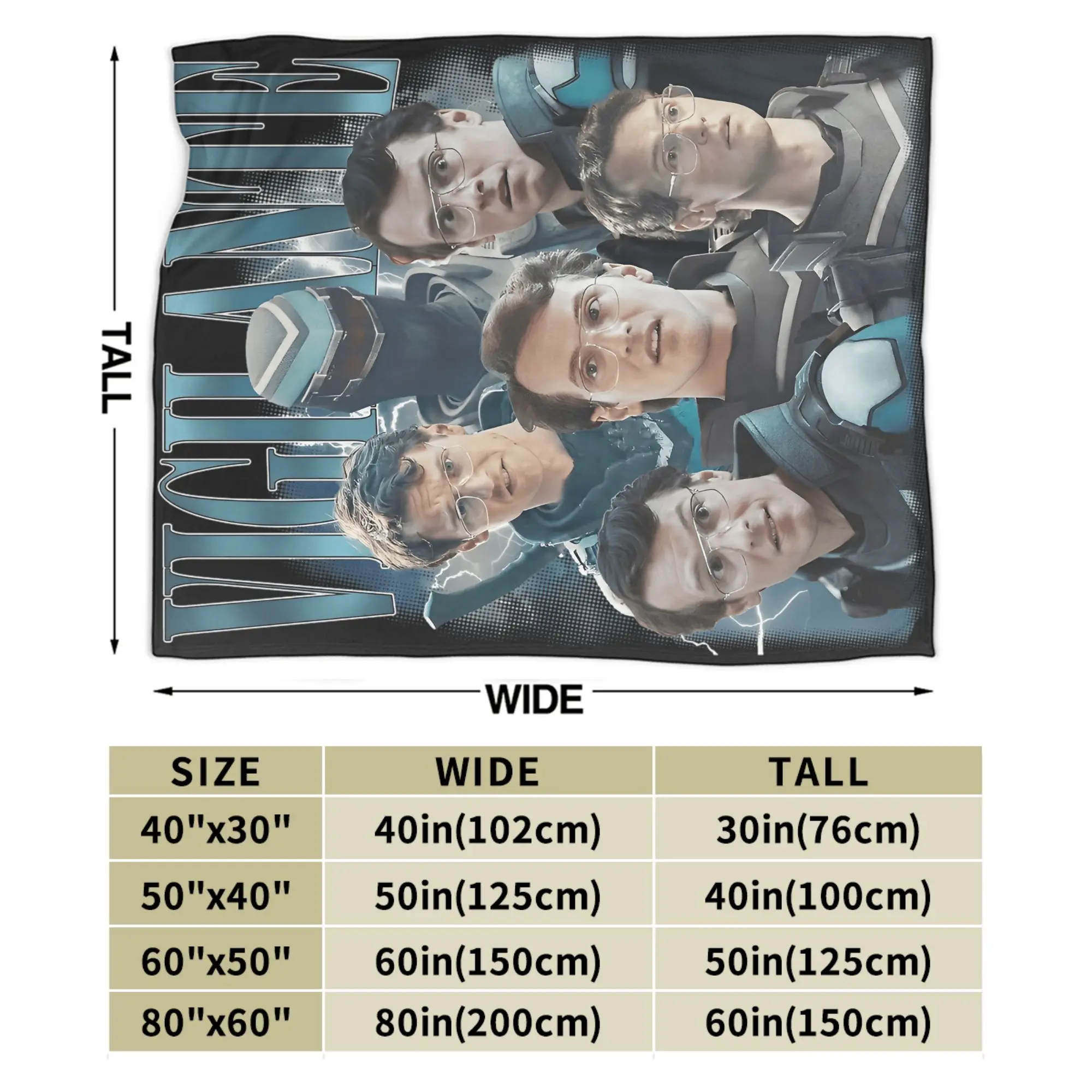 Vigilante Peacemakers بطانية قطيفة أدريان تشيس الفانيلا الفراش يلقي لغرفة المعيشة تصميم دافئ للغاية جودة المفرش #6