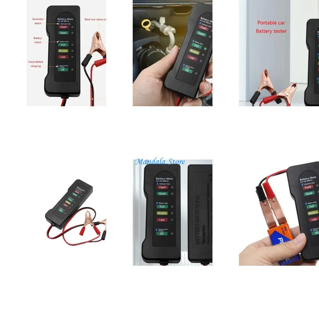 

U2JC Car Diagnostic Battery Tester Quick Cranking Fault Diagnostic