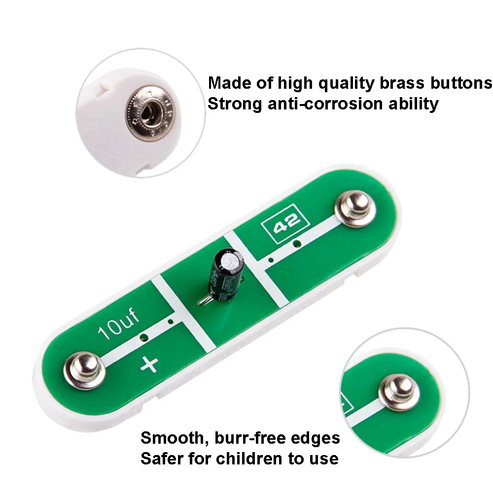 Children Circuit Electronic Parts Resistor Capacitor Electric Lamp Physics Circuit Competition Experiment Material Science Kits