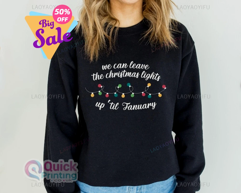 أضواء عيد الميلاد هوديي مضحك الإضاءة أضواء اللون البلوز أضواء عيد الميلاد سترة المرأة عيد الميلاد قميص عيد الميلاد البلوز #2