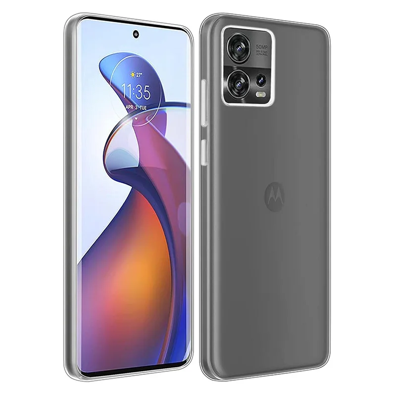 Crystal Ultra Thin Clear TPU Soft Case for Motorola MOTO Edge 70 Pro 60 Neo 50 40 30 20 E15 Transparent Back Cover Shell Fundas