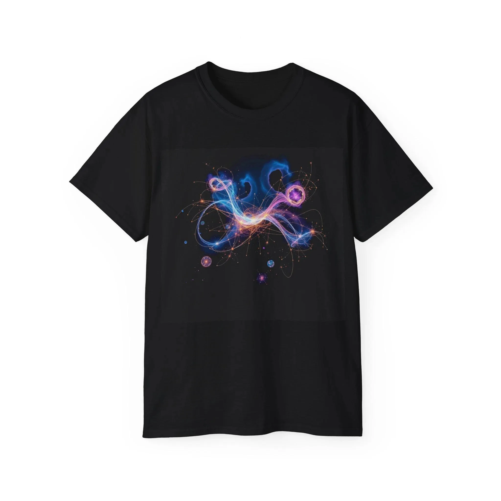 

Quantum Physics Art T-Shirt - Scientific Visualization Tee - Physics Premium Science Art, Mathematical Precision and Artistic
