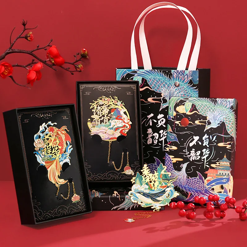 Antique bookmarks Chinese style features small gifts explosions national style small objects exquisite girls. cute stationery