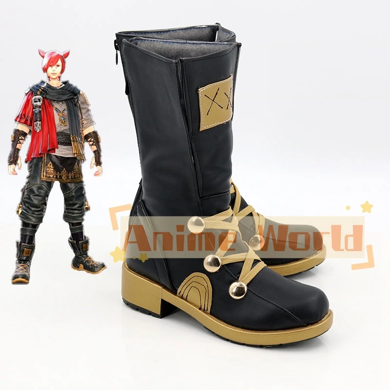 Final Fantasy XIV G'raha Tia Cosplay Schuhe