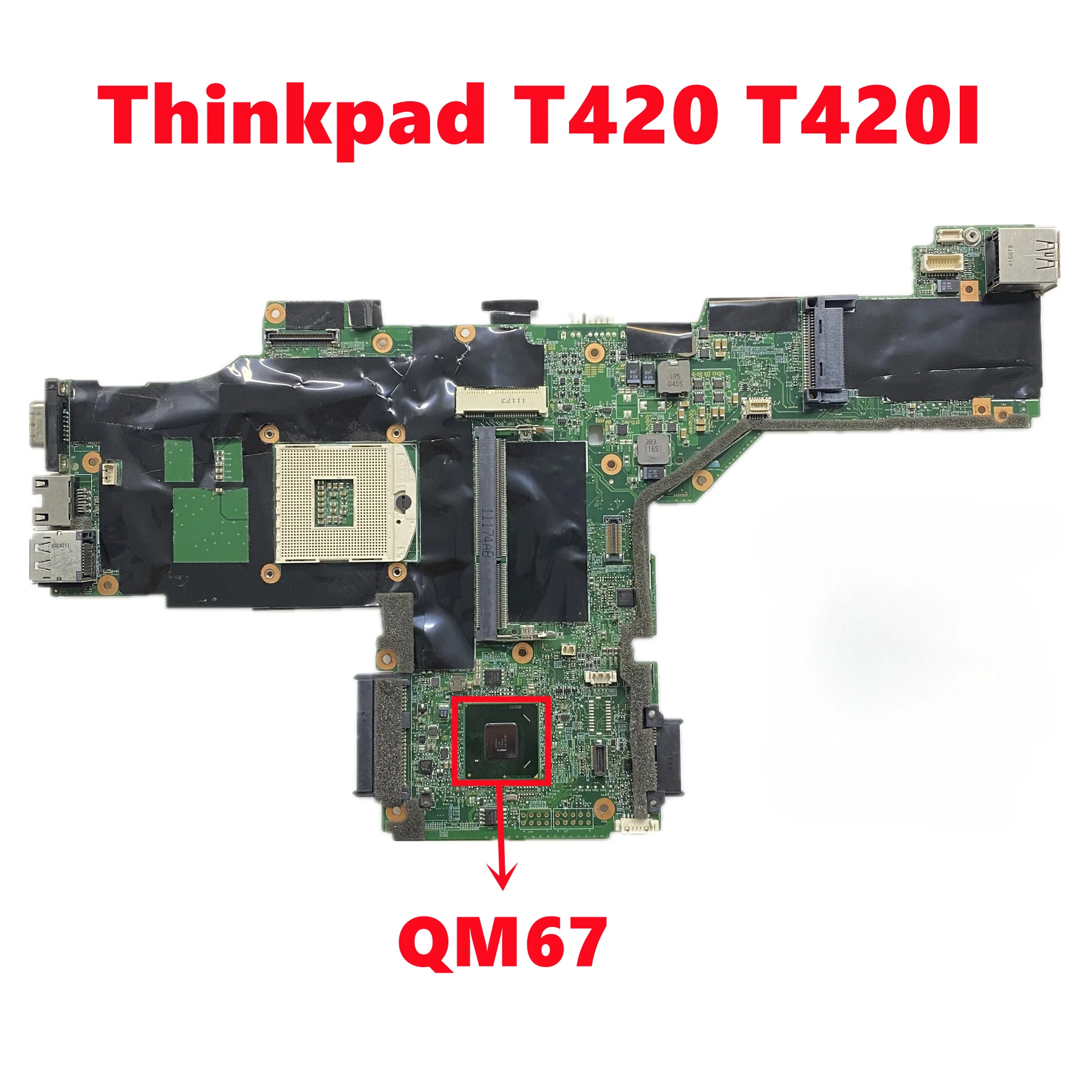 

High Quality 100% Tested Mainboard for Lenovo Thinkpad T420 T420I Laptop Motherboard NZM3I-6 QM67 DDR3