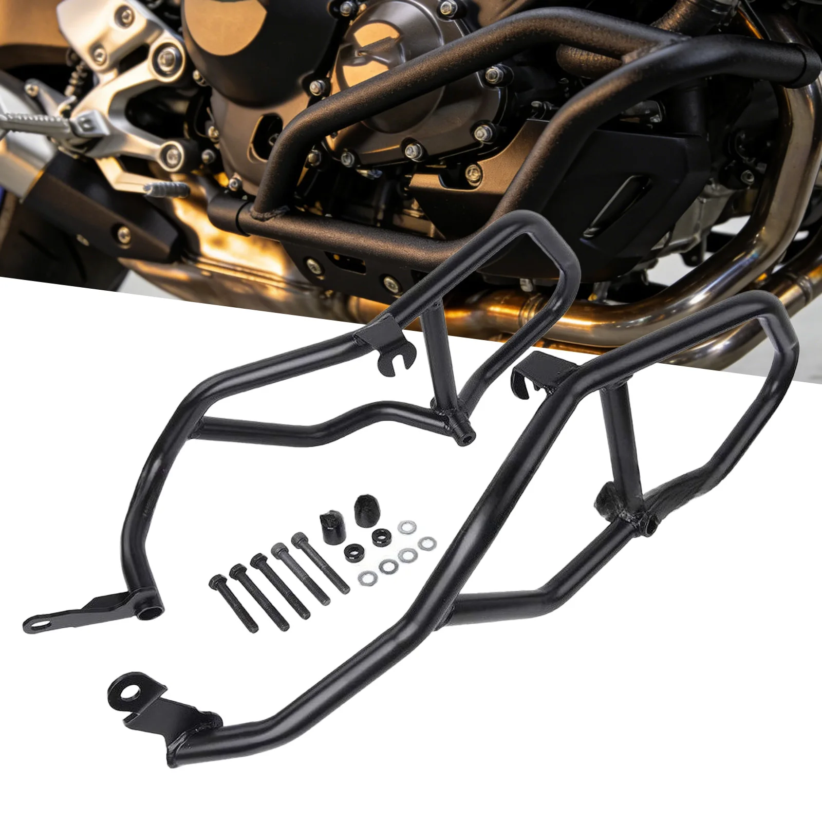 

Fit For Yamaha MT-09 Tracer 900 GT 2015-2021 Motorcycle Crash Bars Engine Guard Body Bumper Protector Modified Frame Sliders