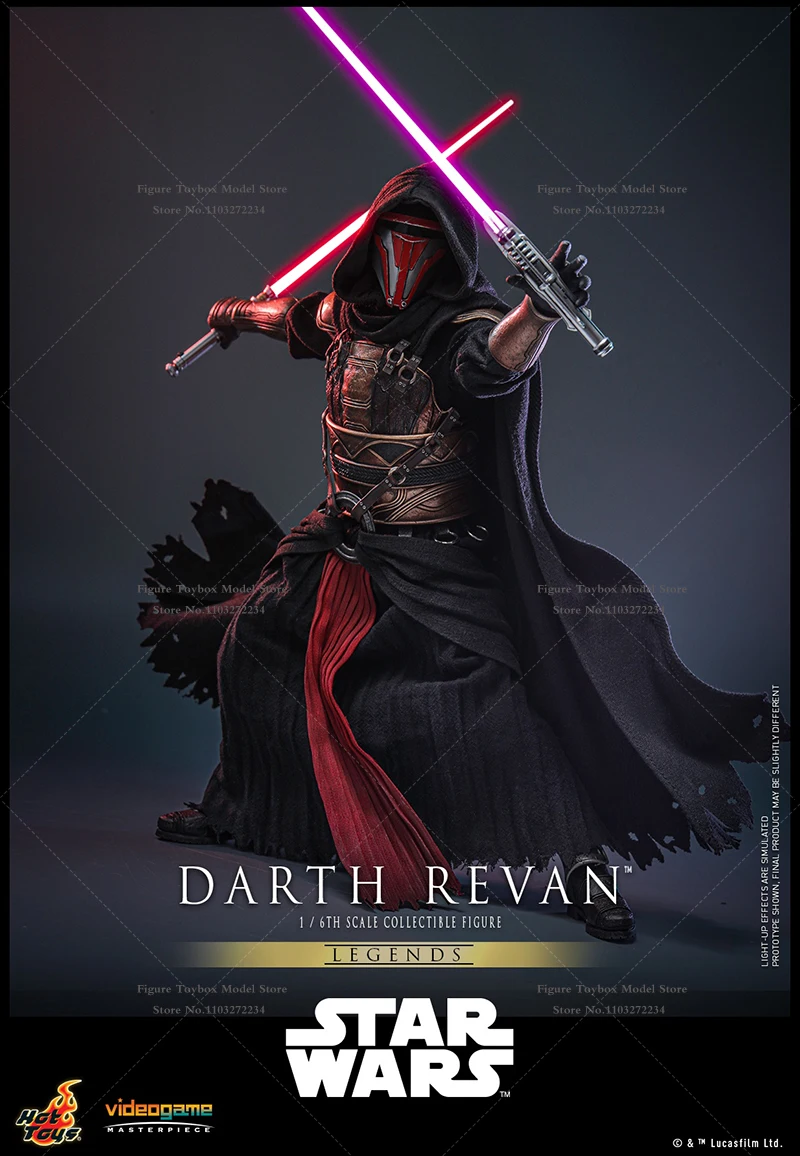 HOTTOYS HT VGM62 1/6 Darth Revan figura de acción móvil Star Wars: Caballeros de la vieja República película Original 12 "modelo de soldado