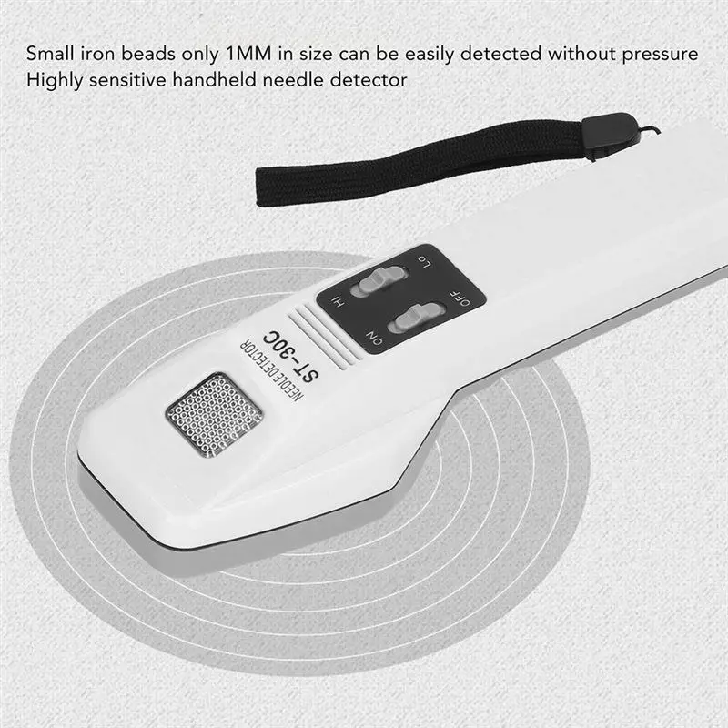 【CRAFTSMANSHIP 】Household Needle Detector Handheld High Accuracy Metal Detection Tool For Finding Pins Needles Pinpointer
