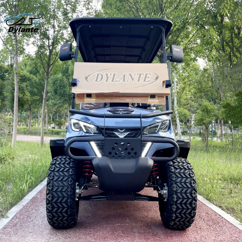 New Energy Vehicle 6-Seater High Chassis Hunting Off-Road Vehicle 4kw Motor 60V Battery Shooting Club Electric Golf Cart