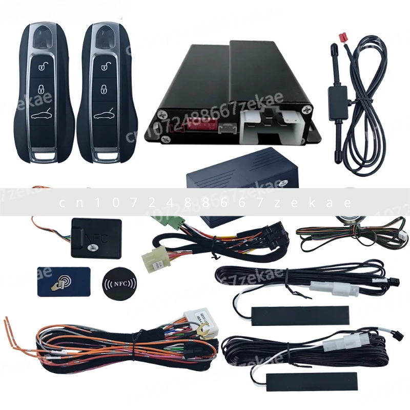 

OVI 8500 D Remote Start Push Start System Keyless Entry DC12V CANBUS Plug and Play Car Alarm for Porsche Macan Cayenne