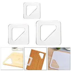 3x Router Templates for Woodworking Three Set Triangle Cutting Board and Charcuterie Board Handle Template Charcuterie Template